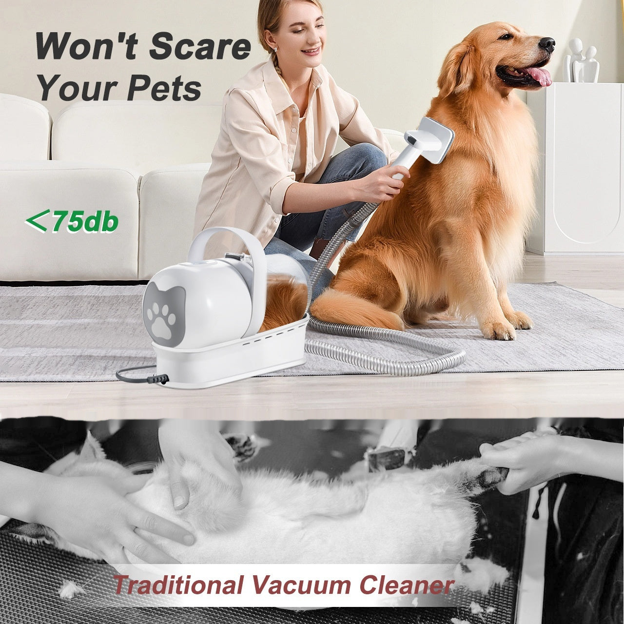 All-in-One Pet Grooming Vacuum