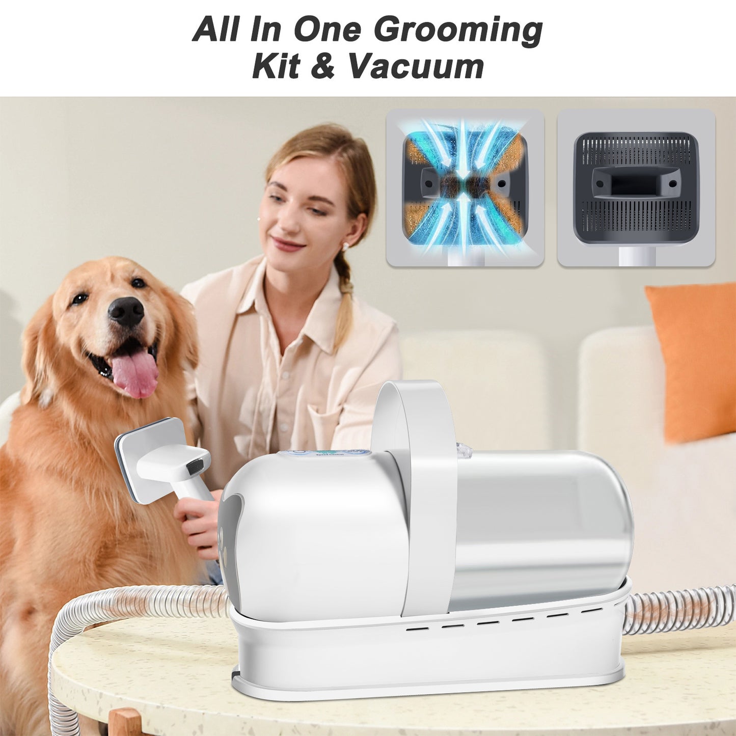 All-in-One Pet Grooming Vacuum