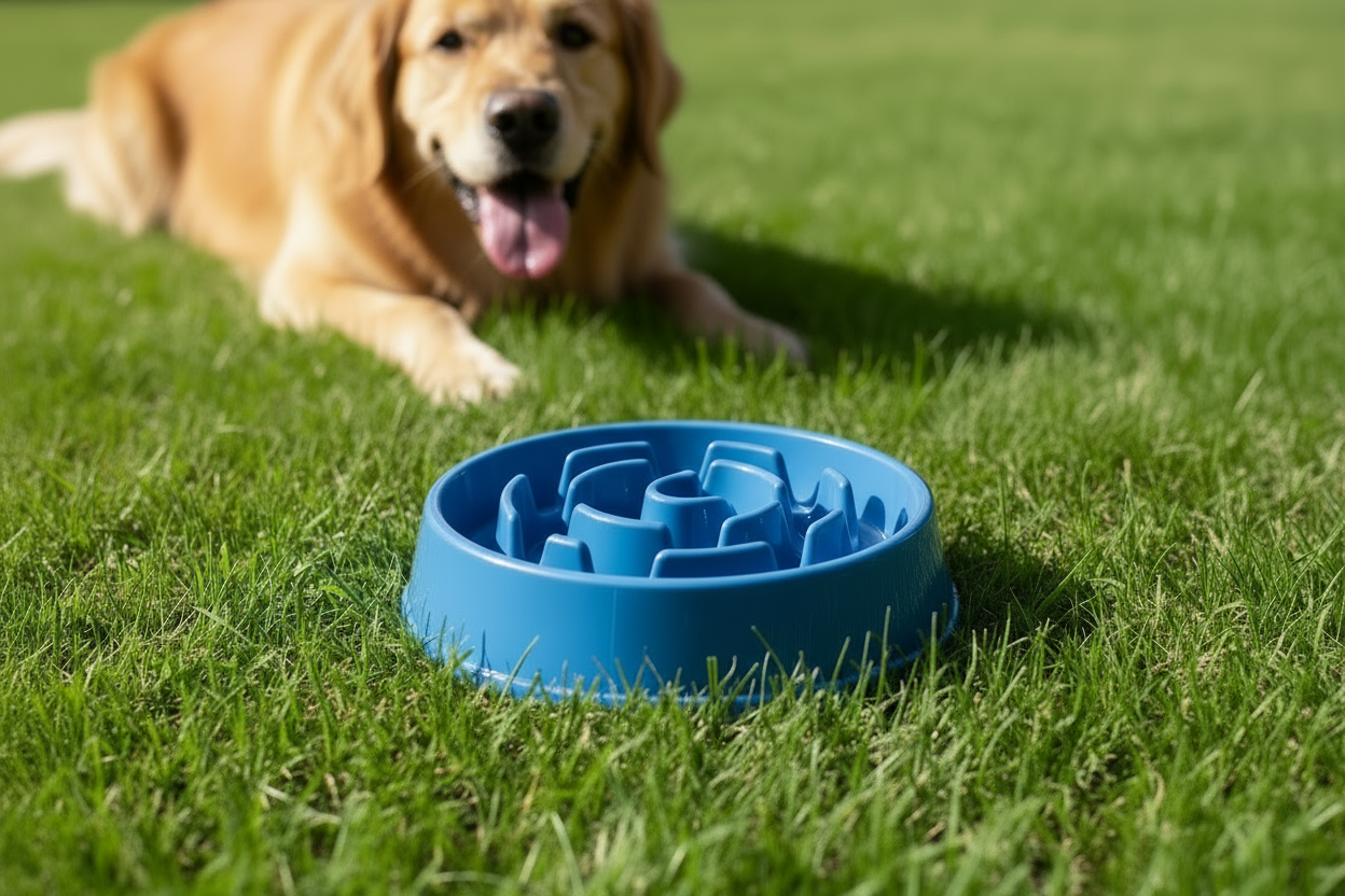 have the dog clear in frame